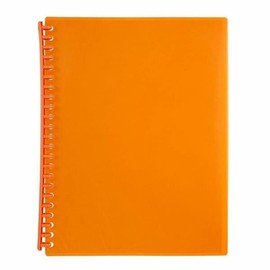 MARBIG(R) Refillable 20 Pocket Display Book, Orange