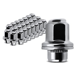 VioletLisa 24X Front & Rear Wheel Lug Nut for Infiniti for QX56 2011-2013 for QX80 2015-2022,for for Armada 2017-2022 0.9 in-Overall Length (in) M14-Thread Diameter 40224-1LA2A 40224-1LA3A