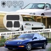 46545-SH3-000 17816-SK7-000 Accelerator/Brake/Clutch Pedal Pads Set Compatible with 90-00 Honda