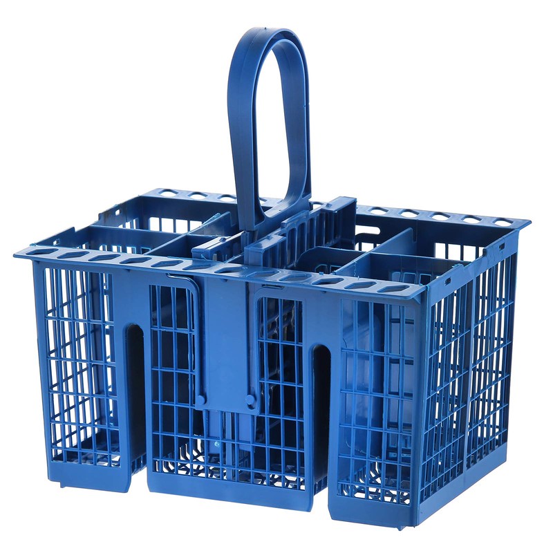 MasterPart 8 Compartment Blue Cutlery Basket Compatible With Indesit Dishwashers