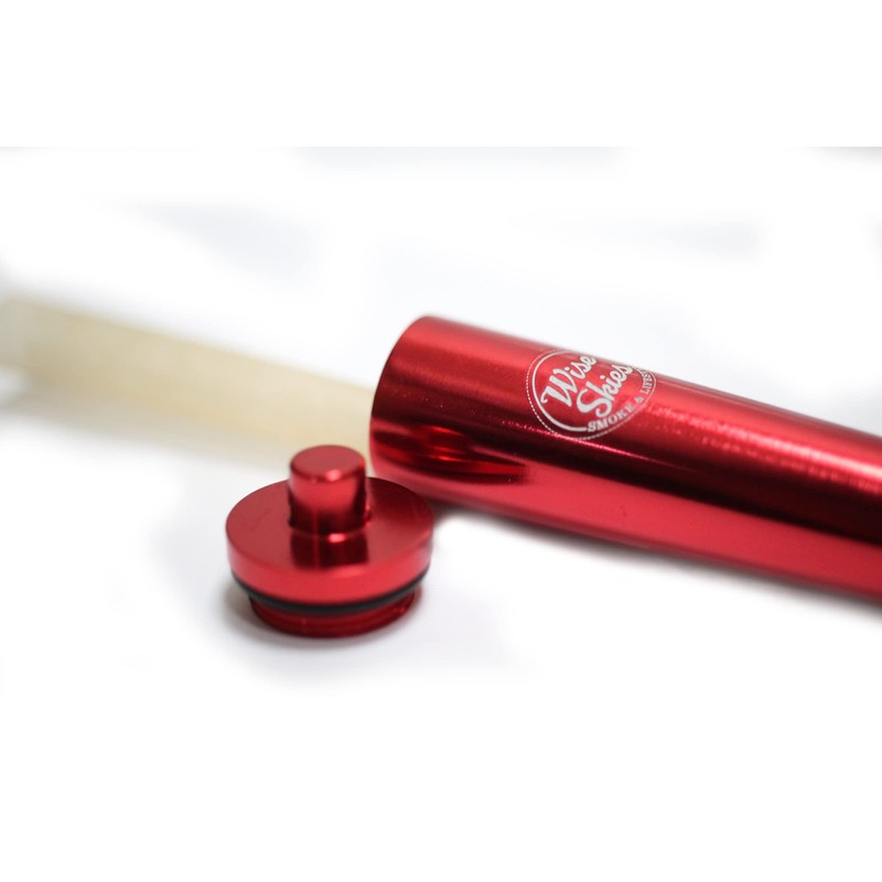Wise Skies Metal Joint Holder Doob Tube Pink Key Ring