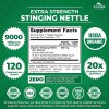 USDA Organic Stinging Nettle 20:1 Extract, 9000 mg Strength, 120