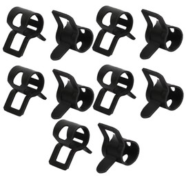sourcing map Pack of 10 6 mm Hose Clamp, Spring Band Clamp, Pipe Clamp, Hose Clamp, DE DE