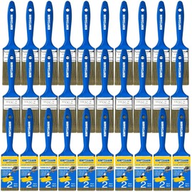 King Origin Versatile Paint Brush Set, 30 Pack, 2 Inch Paint Brushes, Small Paint Brushes for Walls, Furniture, Crafts - Detailed Painting & Larger Surface Coverage
