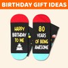 Zmart 80th Birthday Gift for Men - Socks for Older