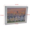 HESIN 6"X8"Clear Acrylic Magnet Photo Frame, Double Sided Picture frame