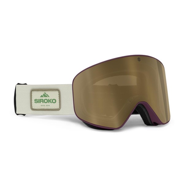 SIROKO - OTG GX Snowboard and Ski Goggles Carve Brown/Multicoloured