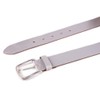Tamaris Leather Belt W100 Silver