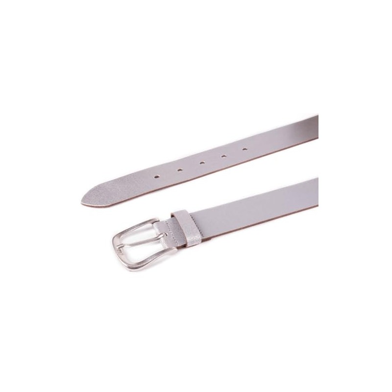 Tamaris Leather Belt W100 Silver