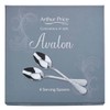 Arthur Price ZAVA0011 Avalon Set 4 Serving Spoons, Stainless Steel
