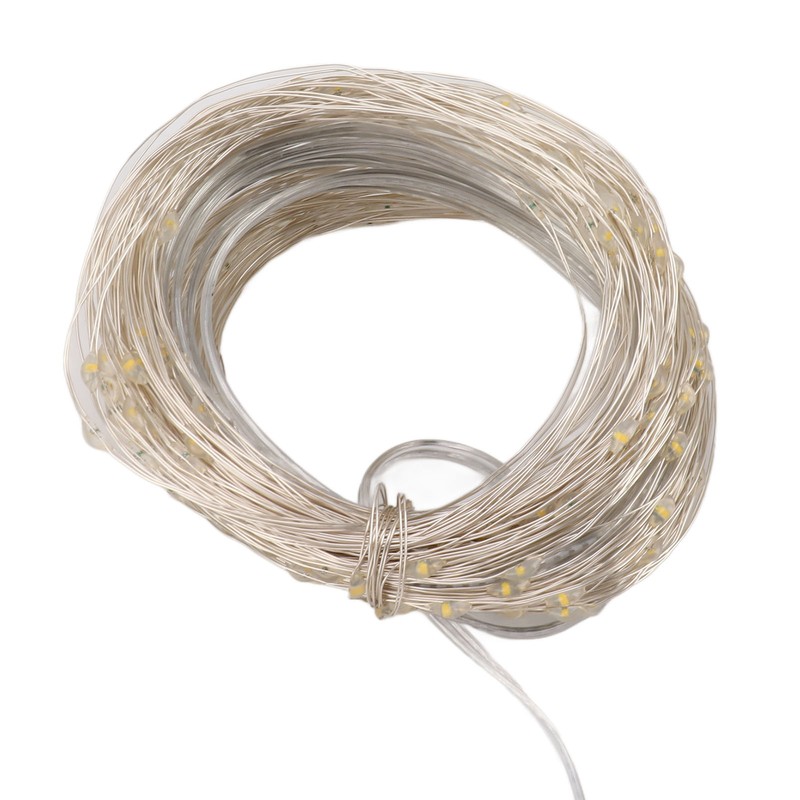 Solar Rope Light 100 LED Waterproof Weather Resistant Decorative Solar