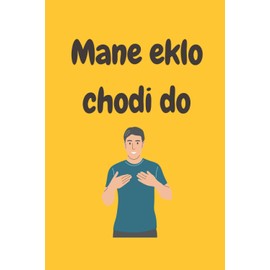 Notebook - Mane eklo chodi do - A Funny Indian Asian Hindi Gujrati Urdu Punjabi novelty dot grid notebook/bullet journal. Travel Friendly. 200 pages. 90gsm paper. A5 Notebook