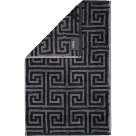 Cawö Home Hand Towels Noblesse Elegance Allover 1088 Anthracite 97 Guest Towel 30 x 50 cm
