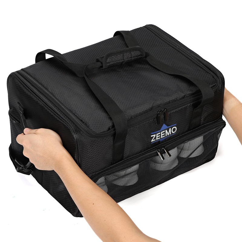 ZEEMO Golf Trunk Organizer, 2 Layer Car Locker with Ventilated