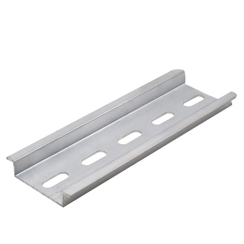 mxuteuk 3pcs DIN Rail Grooved Aluminum RoHS 100mm Length 35mm