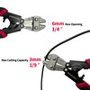 QUAXLENT 8 Inch Mini Bolt Cutter CR-V Blade Heavy Duty