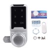 Touch Digital Password Keypad Cabinet Lock 30mm Silver Electronic Anti