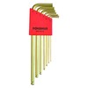 BONDHUS BLX7MG No.38092 Hex Ball Point L-Wrench Set, Gold Guard