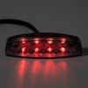 evomosa Motorcycle Rear Light Brake Stop Number Plate Light 12