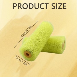 8 Pcs Big Texture Sponge Brush, Textured Roller, Mini Resilient Sponge Paint Roller, Foam Roller Paint Can Be Used for DIY Painting or Tool Decoration