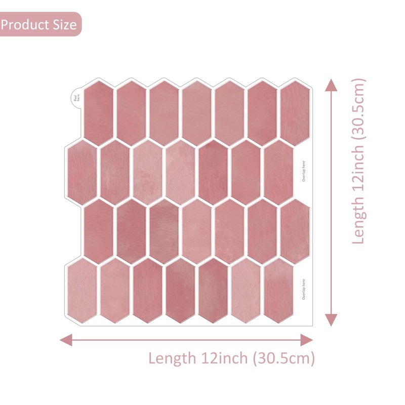 GRIPRO Peel and Stick Backsplash – Wall Tile for Kitchen
