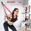 ALongSong Upgraded Pilates Bar Kit with Resistance Bands Fabric Wrapped