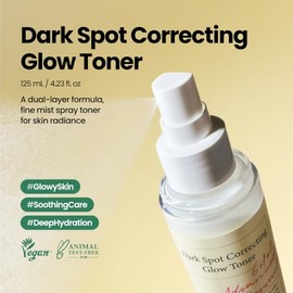 AXIS-Y Tónico iluminador corrector de manchas oscuras con 98% de glutatión y 5% de niacinamida, Tónico iluminador y calmante con ácido hialurónico, Cu