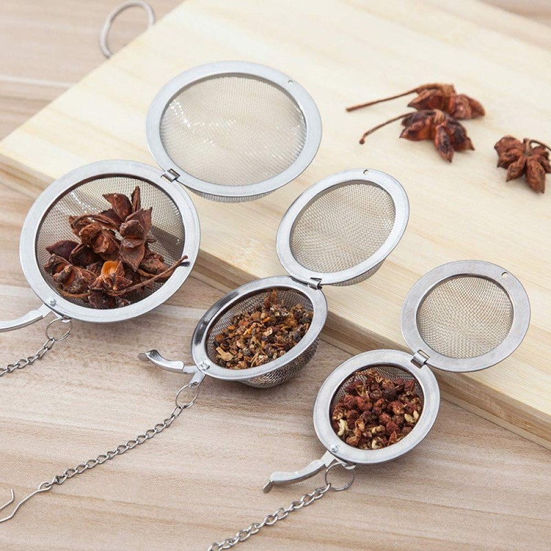 Mayata 3pcs Stainless steel fine mesh seasoning ball kitchen soup