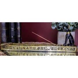 Egyptian Anubis Incense Holder Burner Figurine Made of Polyresin