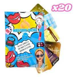 20 Mascarilla En Gel Facial Hidratante Reparador Gel Mixta Díanoche                                                                                   
