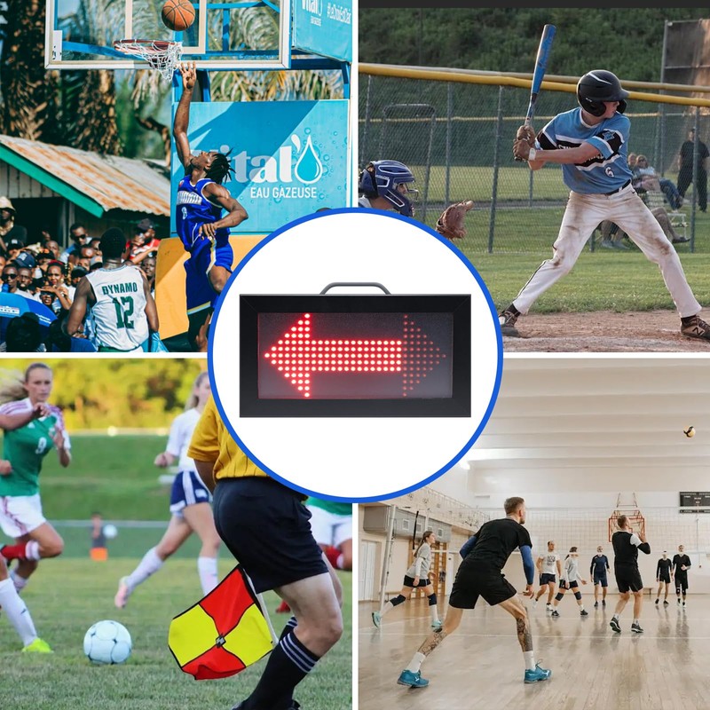 YZ LED Basketball Possession Indicator with Aluminum Frame,Portable Possession Arrow
