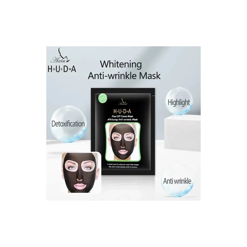 Mascarillas Facial Peel Off Carbón Activado Puntos 100pzs