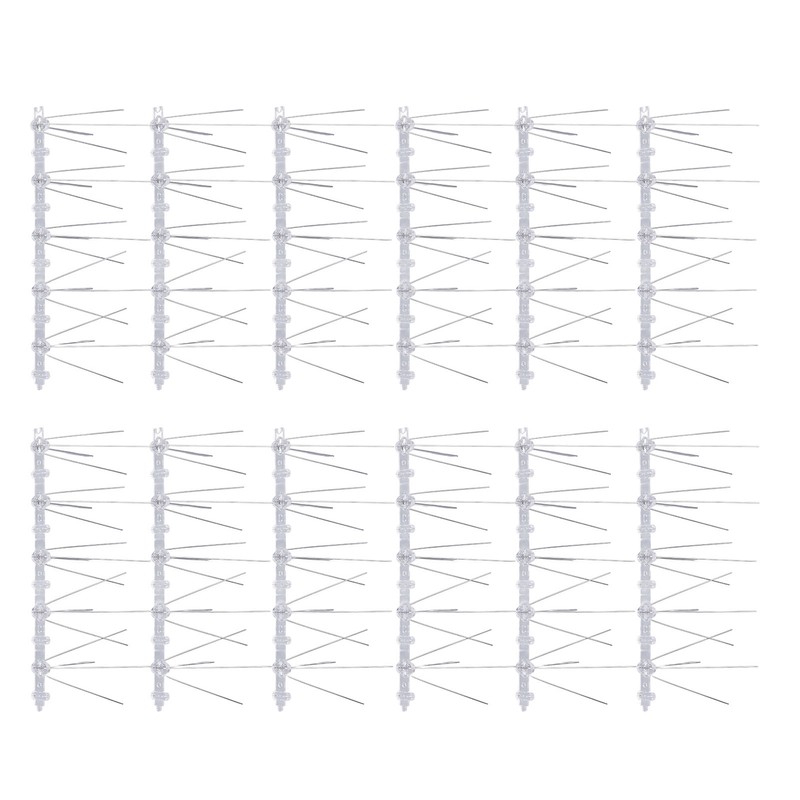 Bird Spikes 304 Stainless Steel Wire Rust Proof Plastic Base