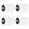 4Pcs Solar Powered LED Candle Light Yellow Flicker Tea Lamp