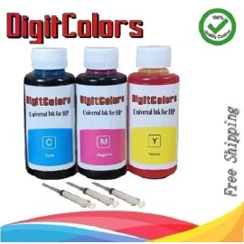 Digit Colors 3x100ml Refill ink for HP 910 910xl OfficeJet Pro 8035 8028 8025 8022 8020-CMY