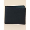 SHIPS 110030689 SAFFIANO Leather Men's Two-Tone Bifold Wallet, navy2