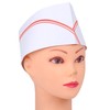 BBTO 10 Pieces Soda Jerk Paper Hats Food Server Cap