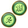 Islamic Wall Decor, Glow in Dark Allah and Muhammad Arabic
