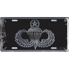 Army Master Paratrooper Wings License Plate