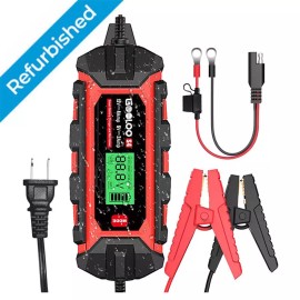 GOOLOO S4 4 Amp Car Battery Charger Automotive, Smart Trickle Charger Maintainer