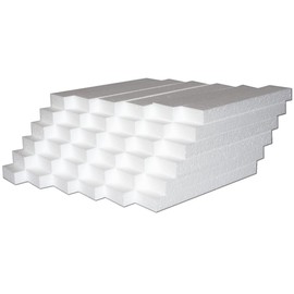 Cut Styrofoam (For cushioning and vibration reduction): Approx. 7.9 x 1.6 x 0.8 inches (20 x 4 x 2 cm), Set of 36