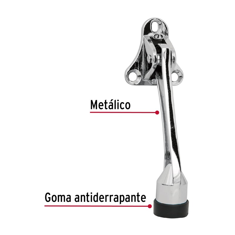 Hermex FIPU-3, Fija puerta antiderrapante acabado de cromo