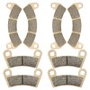 Sintered Front & Rear Brake Pads for Polaris General 1000