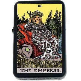 Zodiac Signs, Horoscope Symbols, Astrology Icons Collection s Infinity Black Matt Windproof Lighters! (The Empress) - Christmas, Halloween & Valentines Day Gift