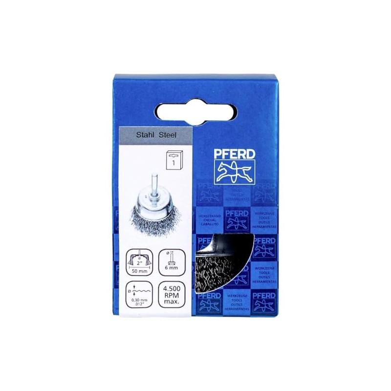 PFERD Cup Brush Untwisted TBU | Diameter 50 mm Shaft