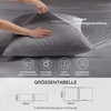 Cushion Cover Set, Dark Grey, Pillowcase 80 x 80 cm,