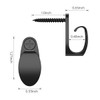 GEZIDEA String Light Hooks,Screw in Hooks for Hanging Christmas Light,Led