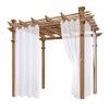 Waterproof Indoor Outdoor Curtains Sun Blocking Curtains for Bedroom Porch