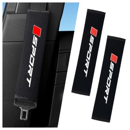 Figpade 2PCS Seat Belt Cover Pad,Soft Car Seat Strap Pads with Adjustable Nylon Fastener Closure,Universal Stylish Seats Belt Protector for Car Interior Accessories & Long Drive Comfort