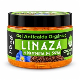 Gel Fijador Cabello Linaza Anti Caida Proteina Soya 375gr